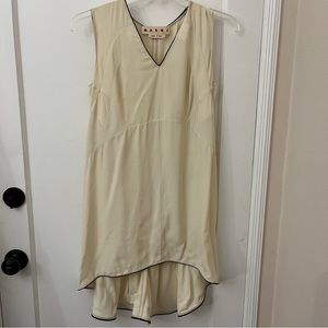 Designer Marni Cream mini dress/ oversized top